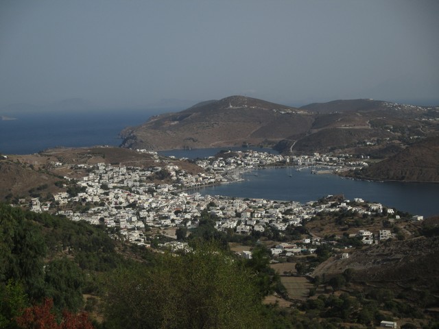 vue sur Skala Patmos