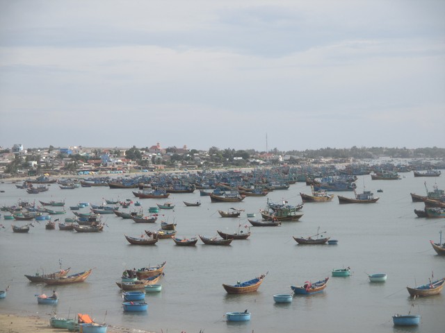 bateaux de pêche baie de Mui Né